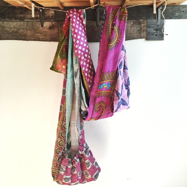 The Original Kantha Wrap/ Kantha Quilt Baby Carrier/ Boho Baby Wrap/ Bohemian Vintage Baby Carrier