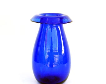 かわいいバブル花瓶2組。ヴィンテージのバブルガラス製バッド花瓶2個