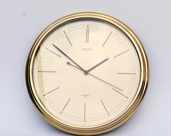 1990s Seiko, Vintage Japan Clock With a Timer by Quartz in