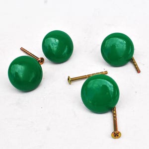 Vintage 1980s Knobs for Drawer Cupboard green glossy Plastic Memphis Design Home Decor door handle knobs 90s design retro holds and knobs