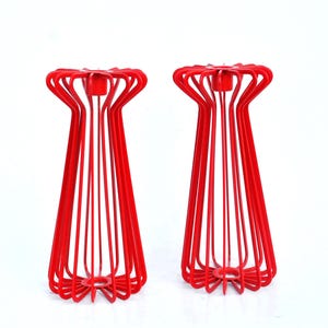Ikea candle holder Red retro accessories candle holder Retro house 1990s Tradig Ehlen Johansson MemphisVintage home decor Art deco pop
