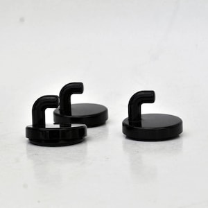 HEWI plastic Black Hook Coat Rack Retro Coat Vintage Hat Hanger memphis folding Hanger Tea Towel Hook Hanger Hooks Rack vintage home decor