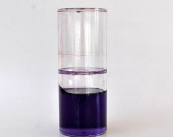 Vintage Purple Gel Hourglass: 10 Minute Liquid Timer