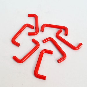 Red drawer handle vintage knobs metal houseware italian design handles for drawers 90s design 80s retro style holds knobs memphis decor