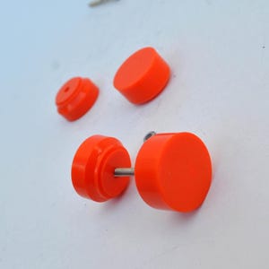 Vintage 1980s Knob for Drawer Cupboard green matte Plastic Memphis Design Home Decor door handle knobs 90s design retro holds and knobs