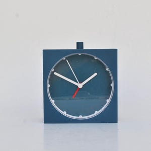 Ikea Blue Bajk vintage minimal y2k clock Decoration Housewarming Gift Decorative Clock desk table memphis clock retro style Gifts for Home