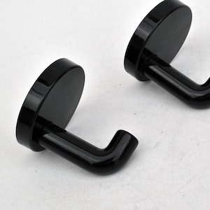 HEWI plastic Black Hook Coat Rack Retro Coat Vintage Hat Hanger memphis folding Hanger Tea Towel Hook Hanger Hooks Rack vintage home decor