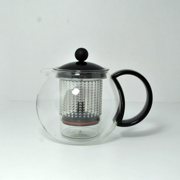 Transparent Glass Tea Pot Etsy