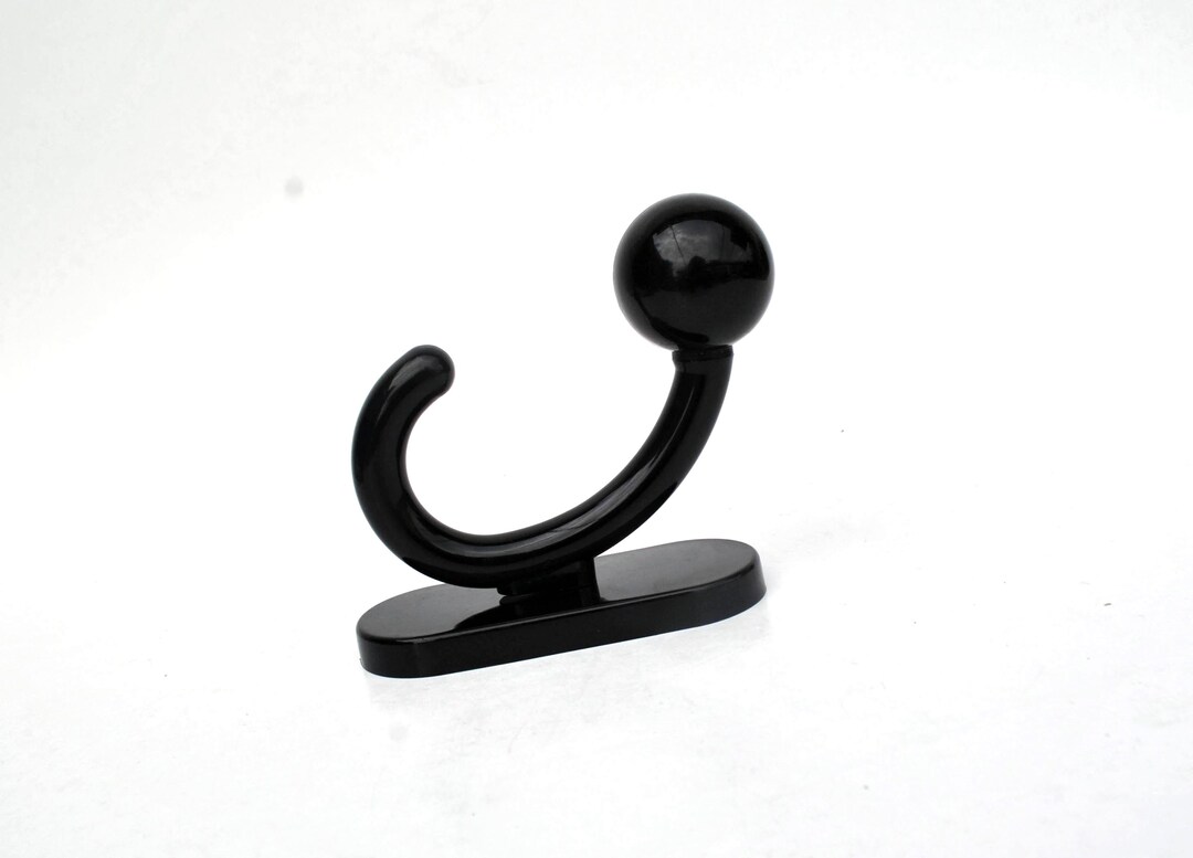Giorgio Raimondi Arco Wall Hook – Black 1970s Italian Design for Con ...