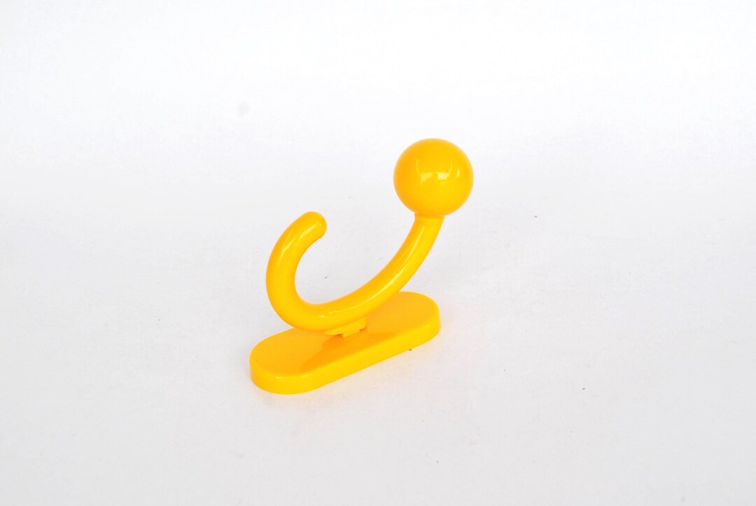 Giorgio Raimondi Arco Wall Hook – Yellow 1970s Italian Design for Con ...