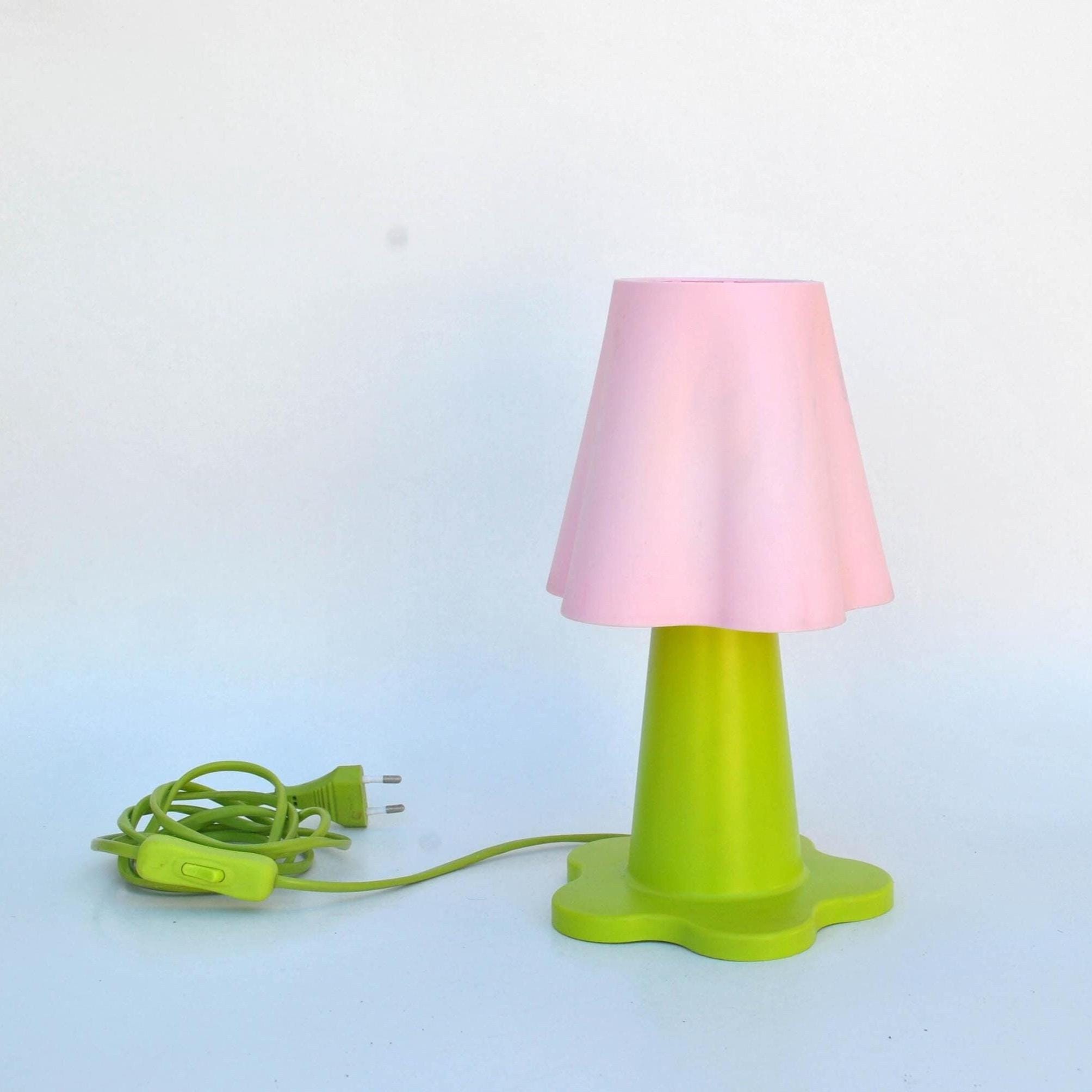 80's pink lamps - Etsy Nederland