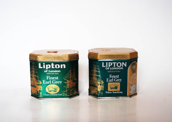 tin box tea