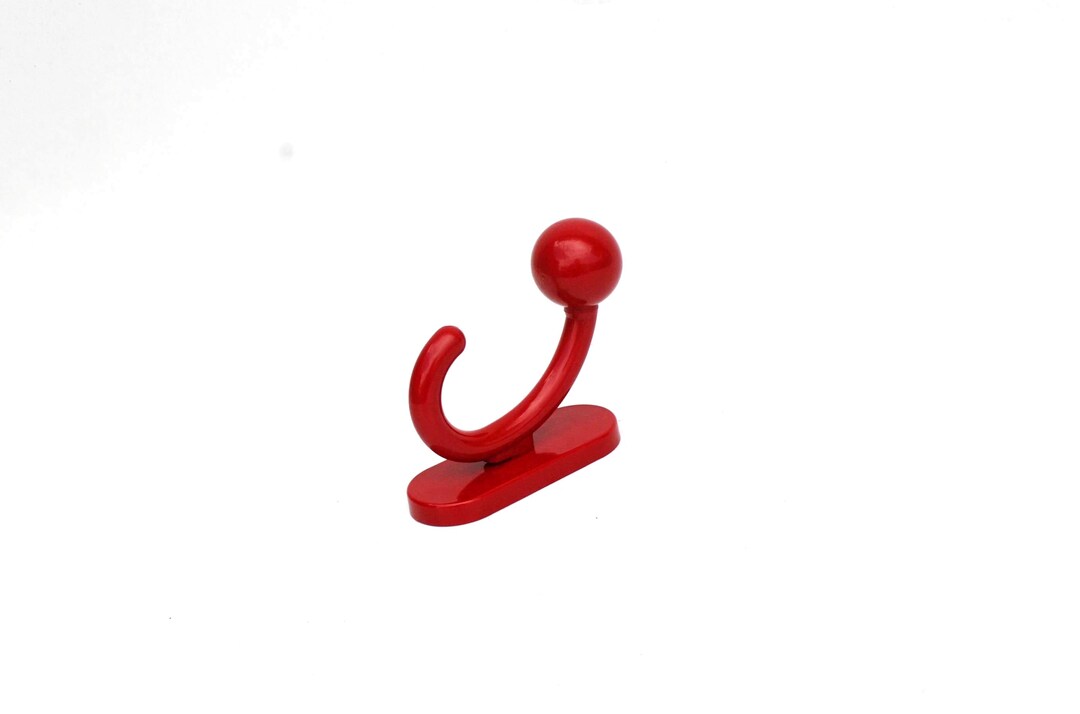 Giorgio Raimondi Arco Wall Hook – Red 1970s Italian Design for Con Con ...