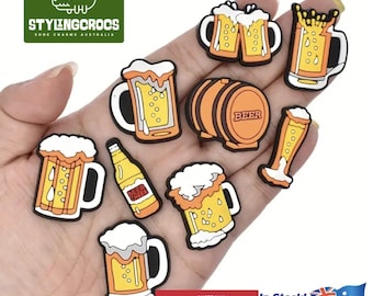 Alcohol Beer Shoe Charms, Jibbitz for crocs - Australia
