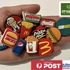 Takeaway Food Shoe Charms, Jibbitz for crocs - Australia
