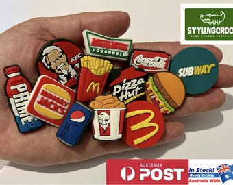 Takeaway Food Shoe Charms, Jibbitz for crocs - Australia