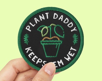 Plant Daddy Patch - House Plant Patch - Plant Lover Gift