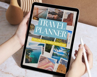 Digital Travel Planner: Vacation Planning Journal (Digital Download)