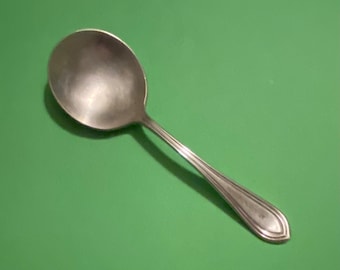Vintage 70s International S Co XII Triple Soup Spoon IU Medical