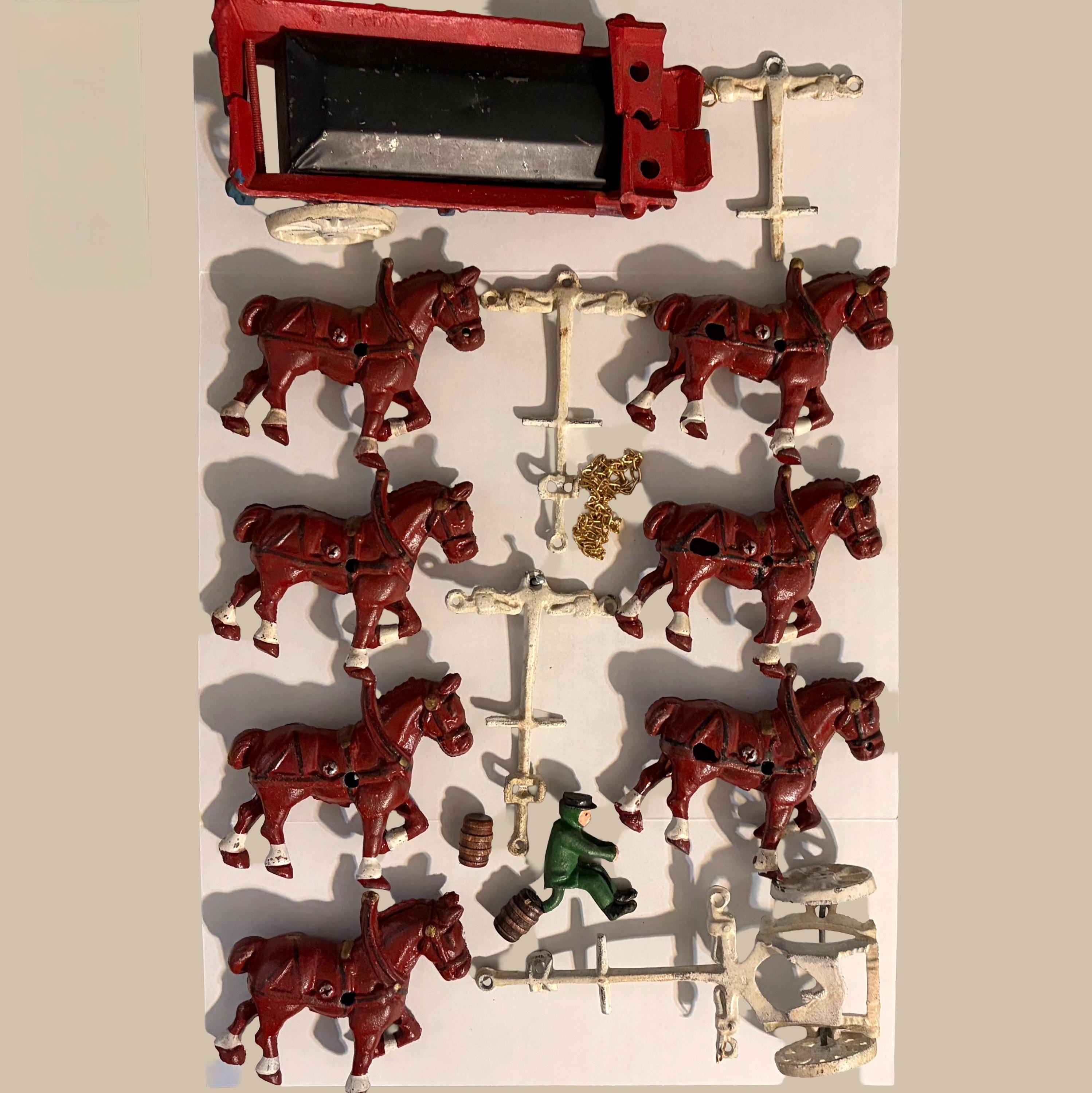 Budweiser Clydesdale Figurine - Etsy