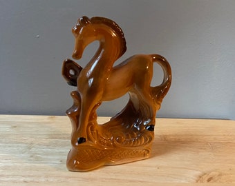 Vintage Deco Stylized MCM Ceramic Horse Figurine Brazil