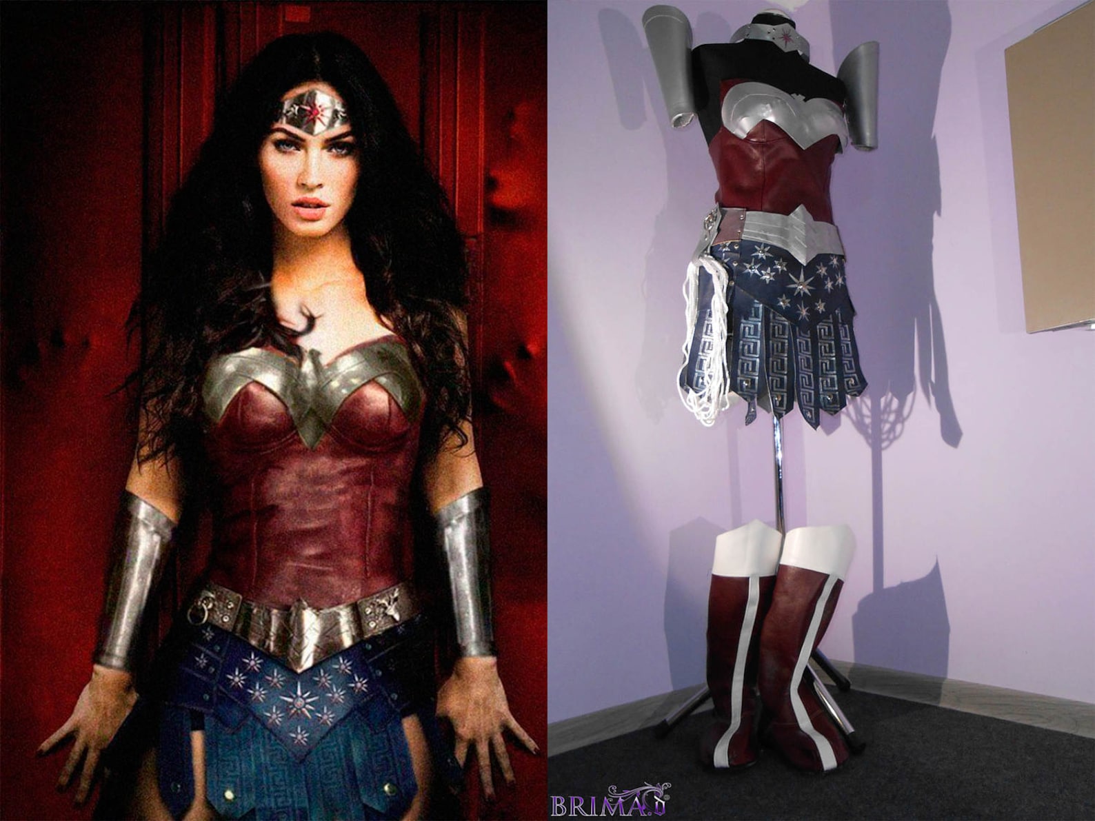 Wonder Woman (Megan Fox Kostüm) Cosplay Outfit.