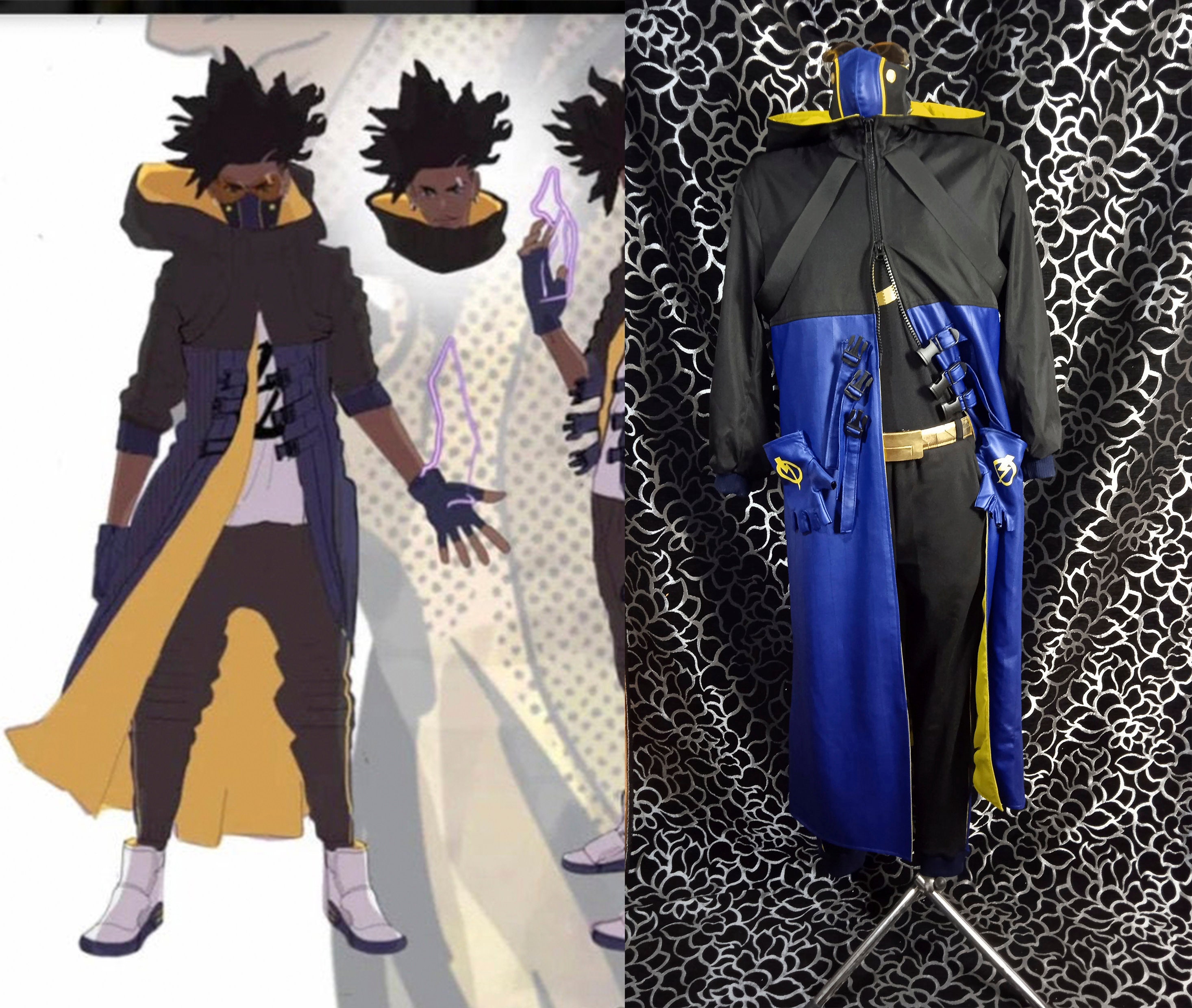 static shock cosplay jacket