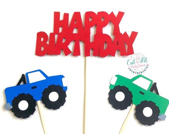 Monster Truck Cake Topper Kit