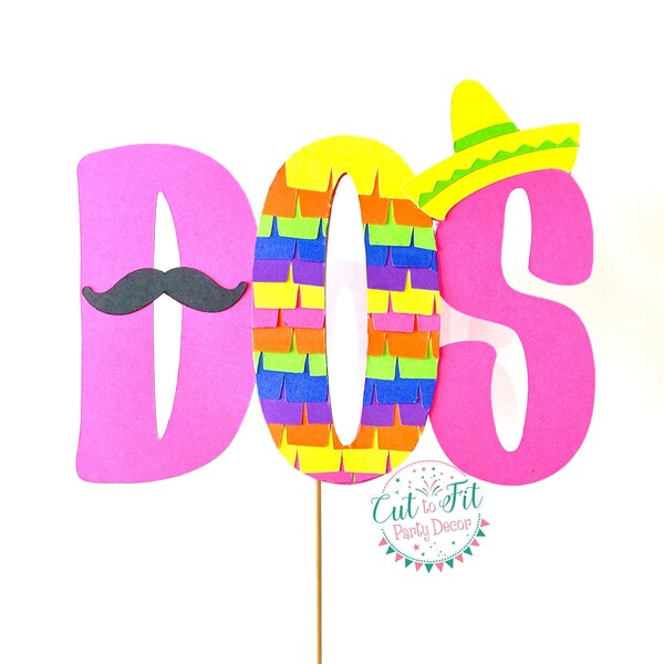 Fiesta Number Cake Topper