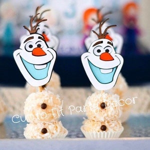 Olaf Head Toppers (6ct)