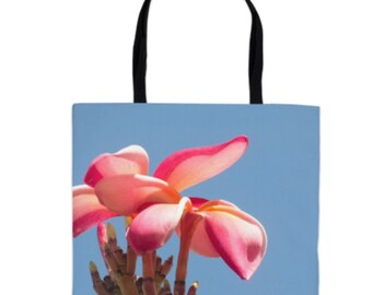 Plumeria Hawaii Flower Tote Bag