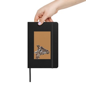 Giraffe Foto Hardcover gebundenes Journal Notizbuch