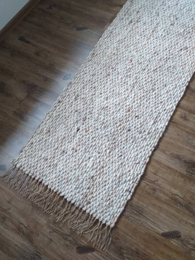 Wool Rug Runner 2x6 Handwoven Scandinavian Rugs Hallway Etsy