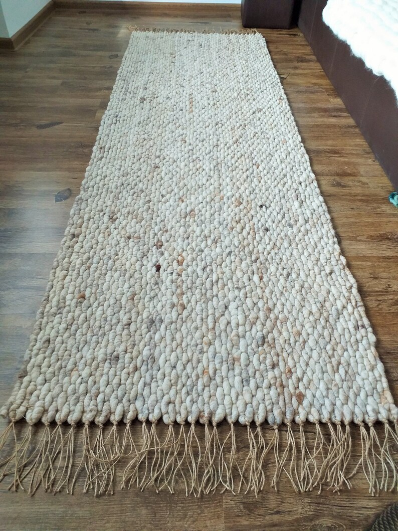 Runner Rug 2x8 Wool and Jute 10' Runner Custom Floor Etsy UK