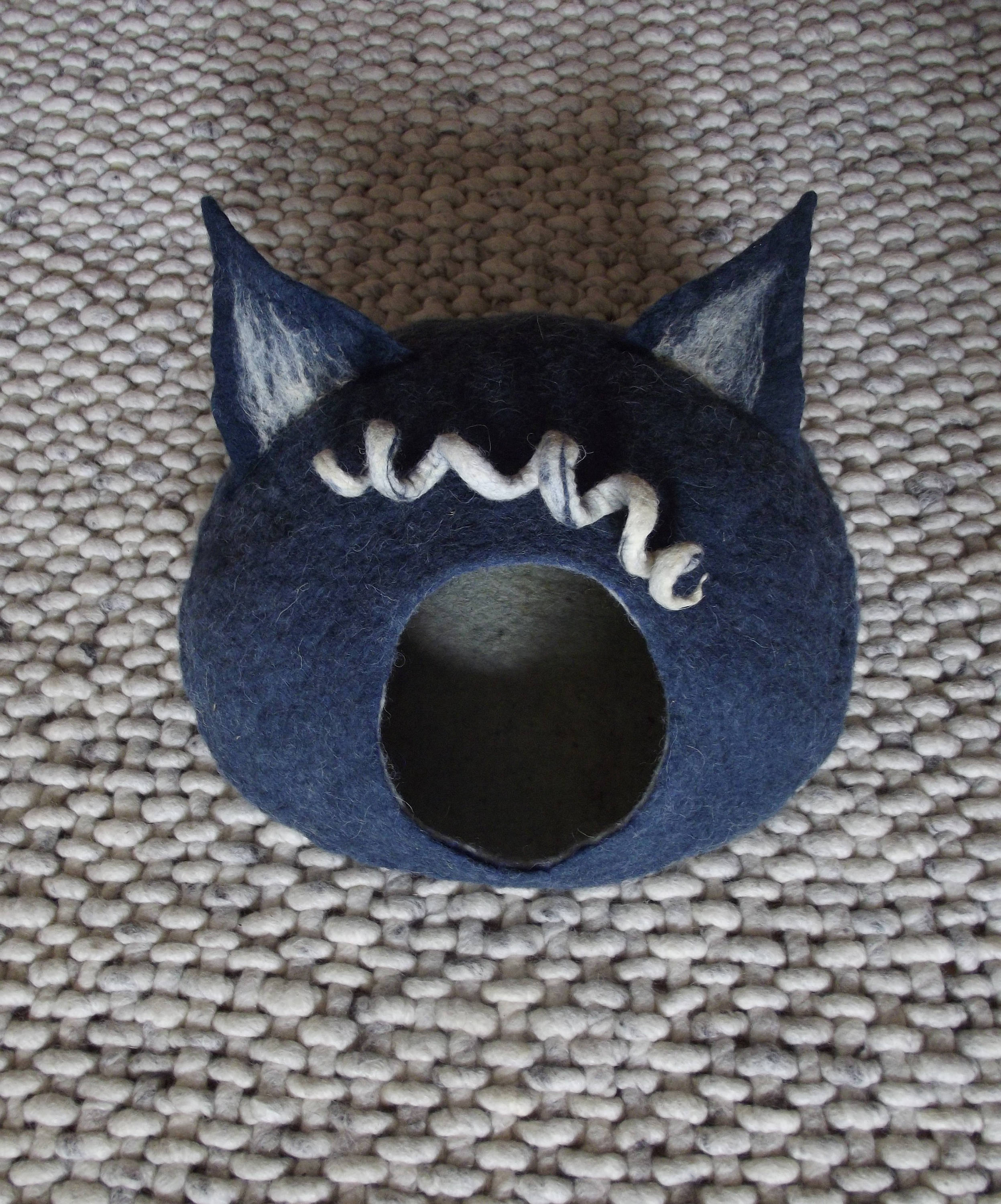 etsy felt cat cave