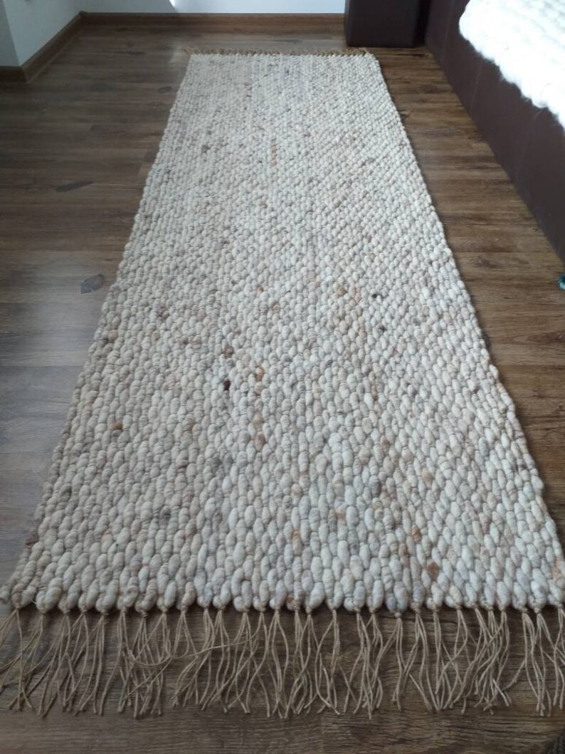 Wool Rug Runner 2x6 Handwoven Scandinavian Rugs Hallway Etsy
