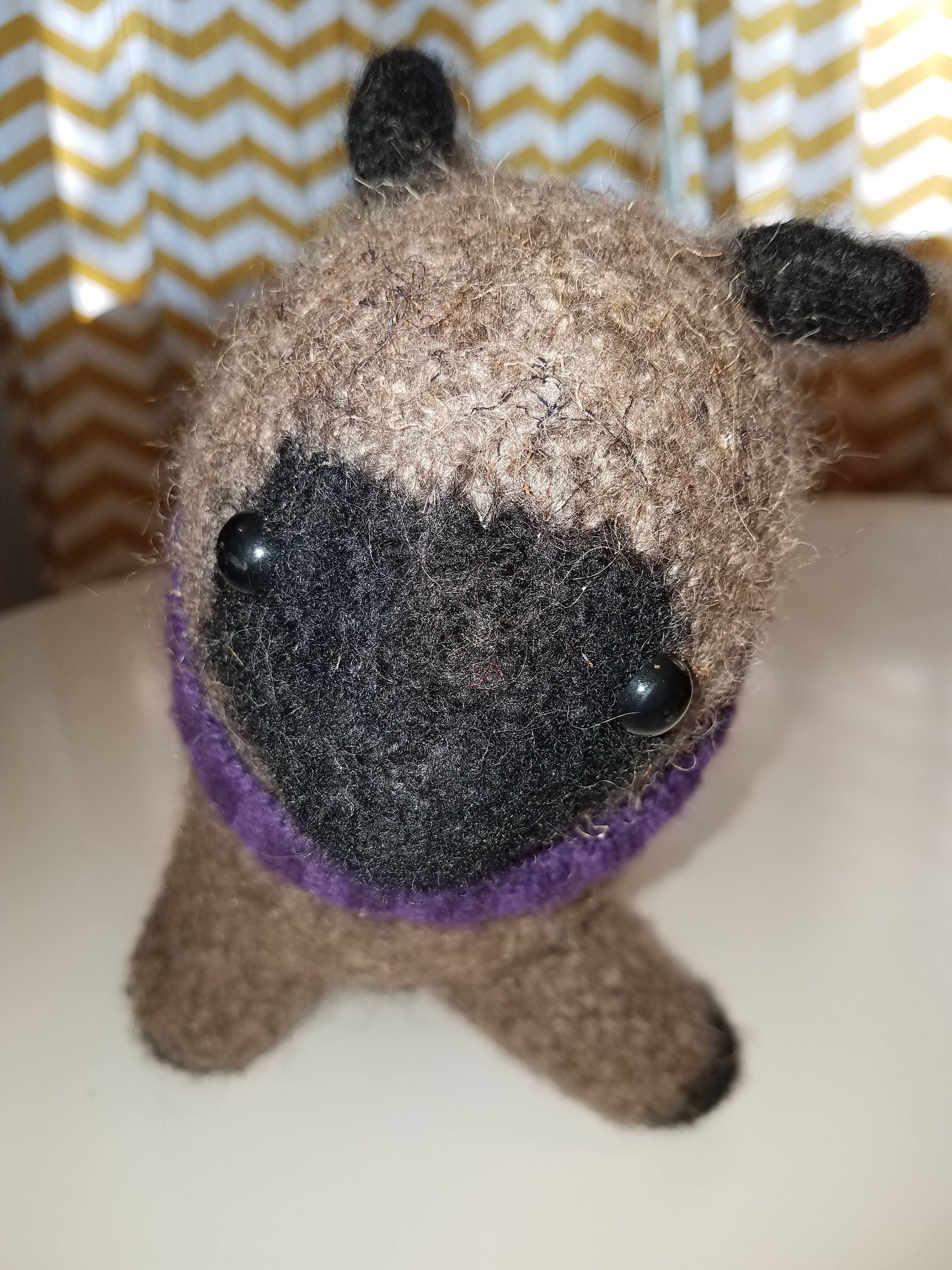 Darling little vintage style homemade wool lamb stuffed animal bahh! Lamykins OOK stuffed animal