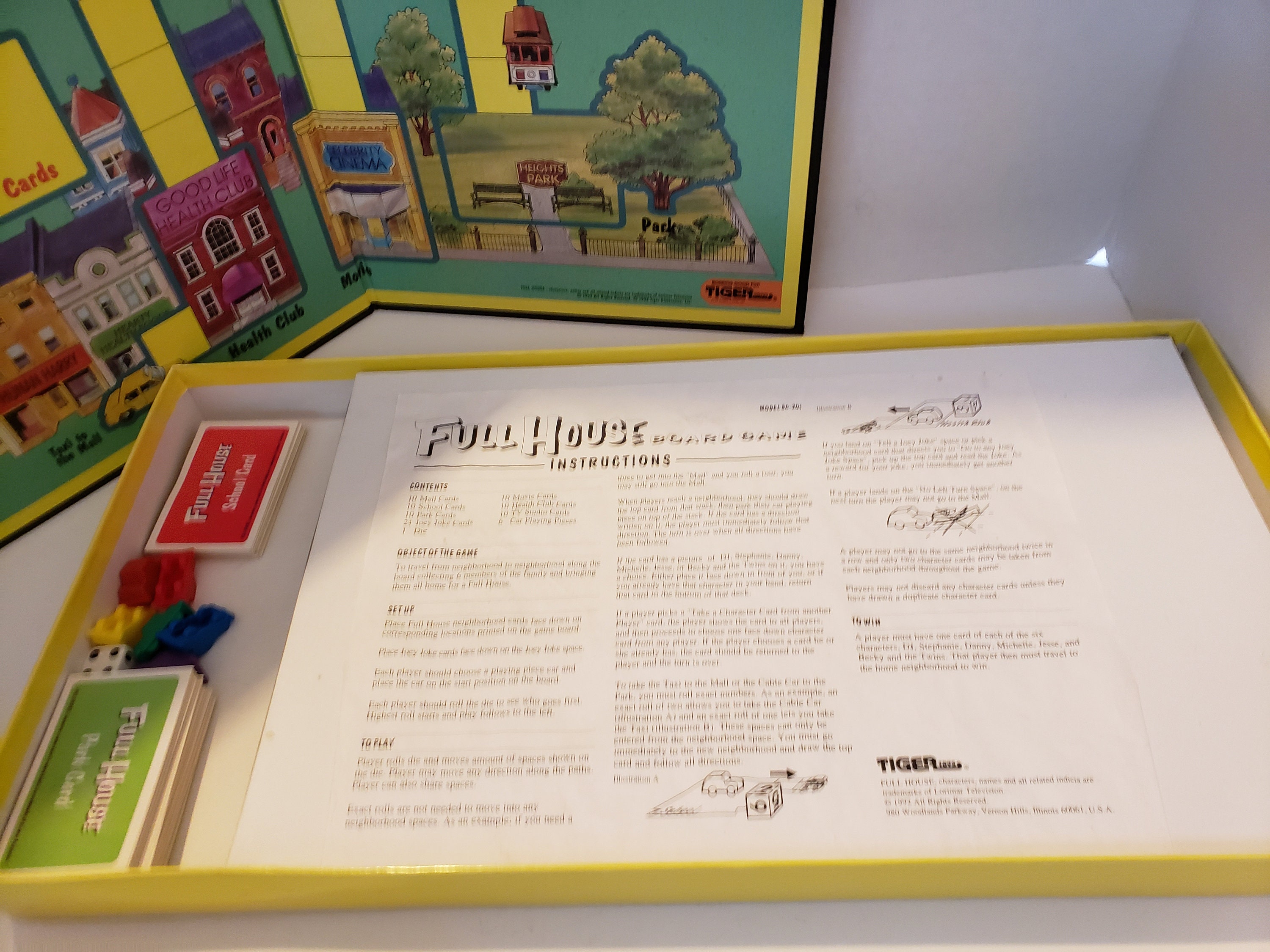 1990s Full House board game