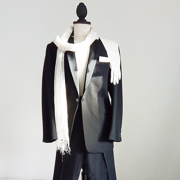 Vintage 50's men suit, tuxedo, wedding suit, formal suit, unworn, old stock....CHARMANT!