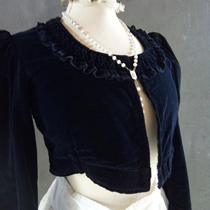 Lovely vintage bodice costume theater costume stage outfit mutton style sleeves Opera House Vienna...CHARMANT image 1