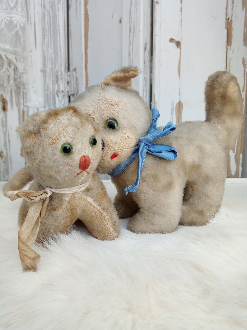 Cute couple two kittens stuffed animals plush toys filled Etsy