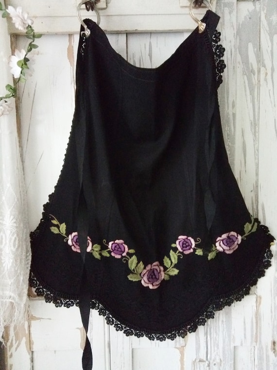 Traditional antique apron, woolen apron, folklore