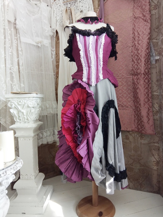 Unique vintage Can-Can Costume, Theatre Costume, o