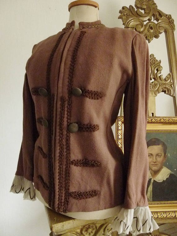 Beautiful antique theater jacket, opera costume, … - image 9