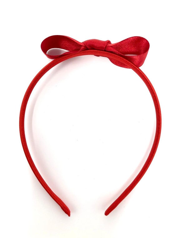Omdat Maak leven reparatie Rode sneeuwwitje stijl hoofdband rode strik haarband wereld - Etsy België