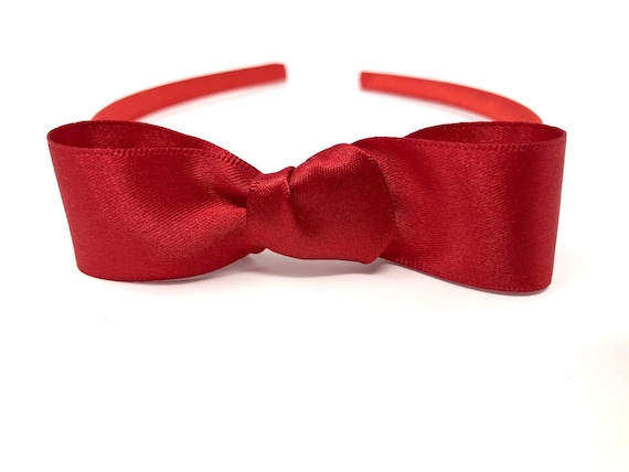 Fascia rossa stile biancaneve fiocco rosso fascia per capelli Giornata  mondiale del libro Costume della Giornata mondiale del libro -  Italia