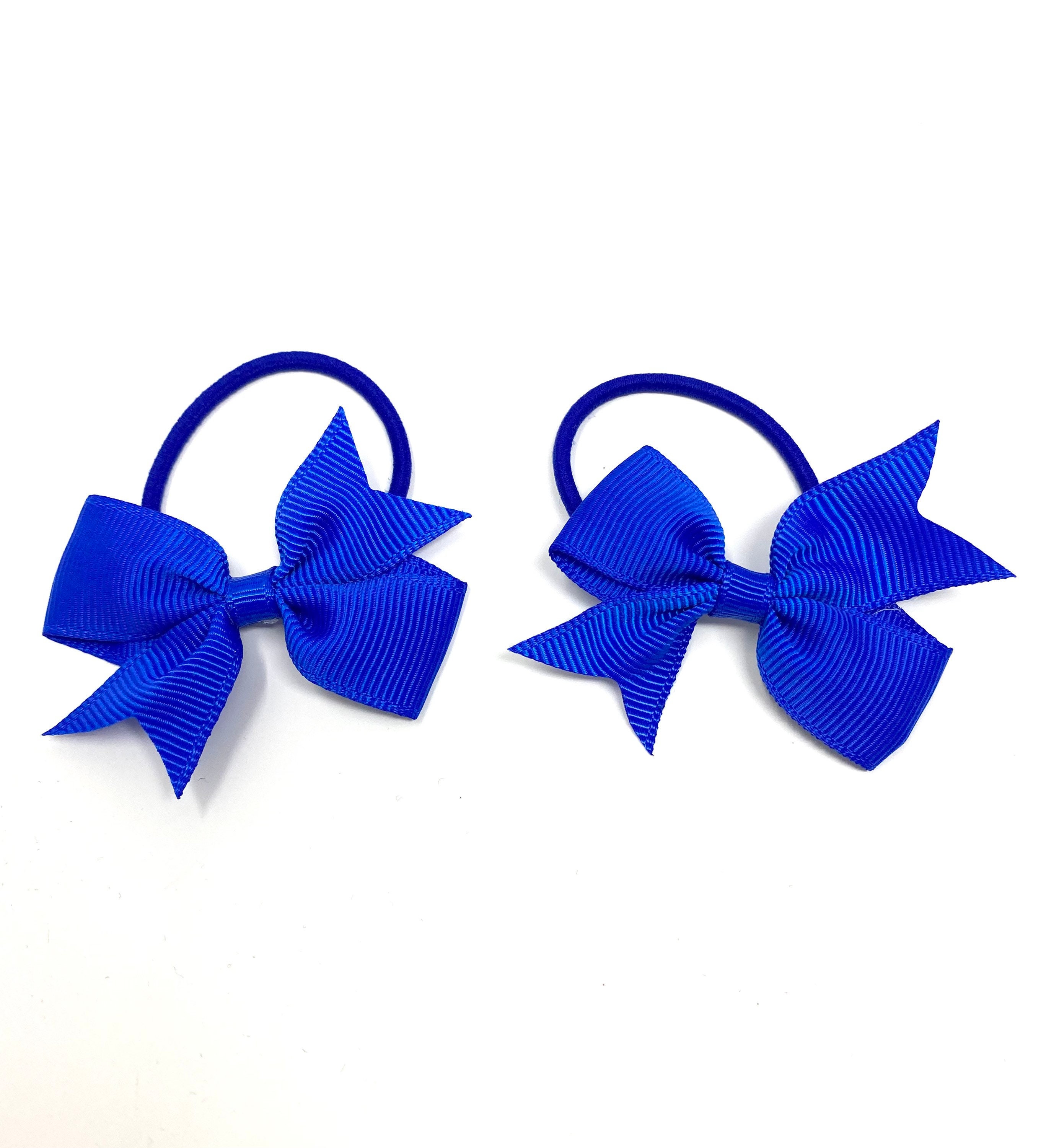 Royal Blue Bow Hair Tie School Hair Accessory Hair Accessory  display picture 2