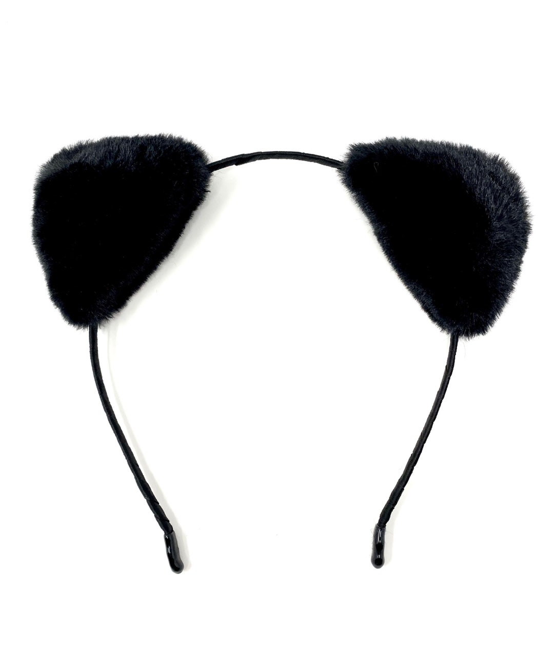 Black Fluffy Cat Ears Dressing up Halloween Accessory same Day Dispatch