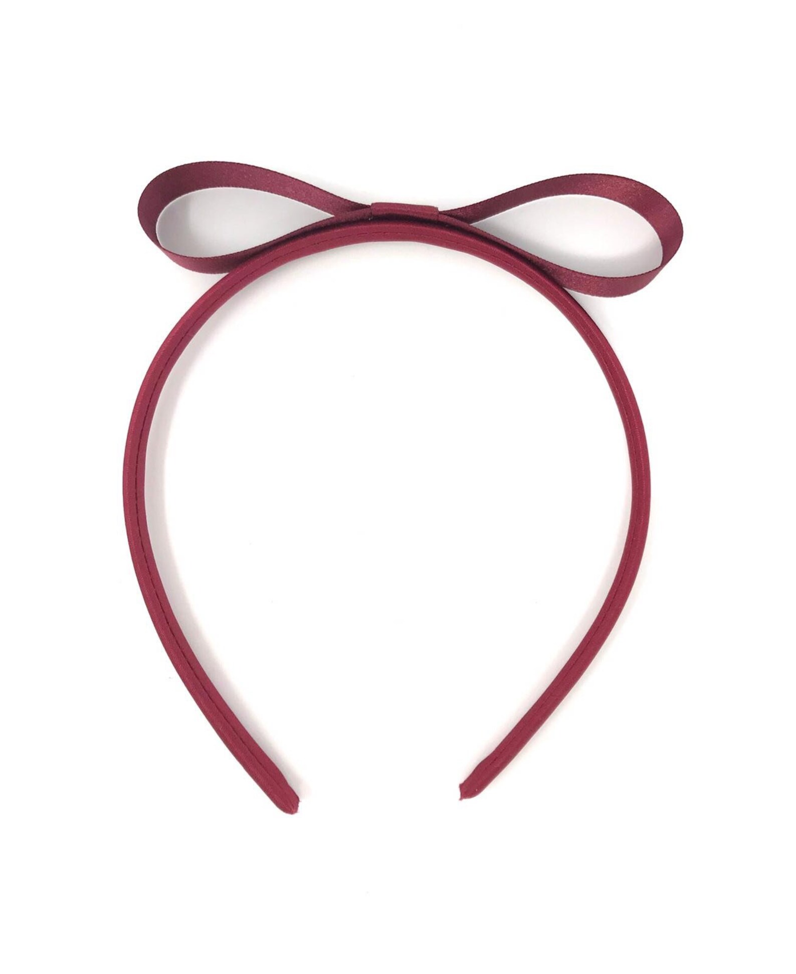 Burgundy Matilda Style Hairband Aliceband Headband Hairband | Etsy