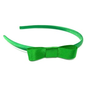 Green Bow Hairband Headband Girls Hair Accessories